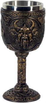Kelch Odin mit Metalleinsatz